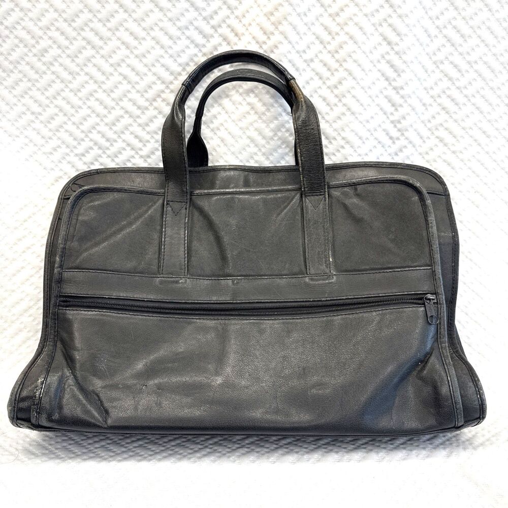 Vintage Heritage 12215B Aged Nappa Leather 5" Wide Black Portfolio